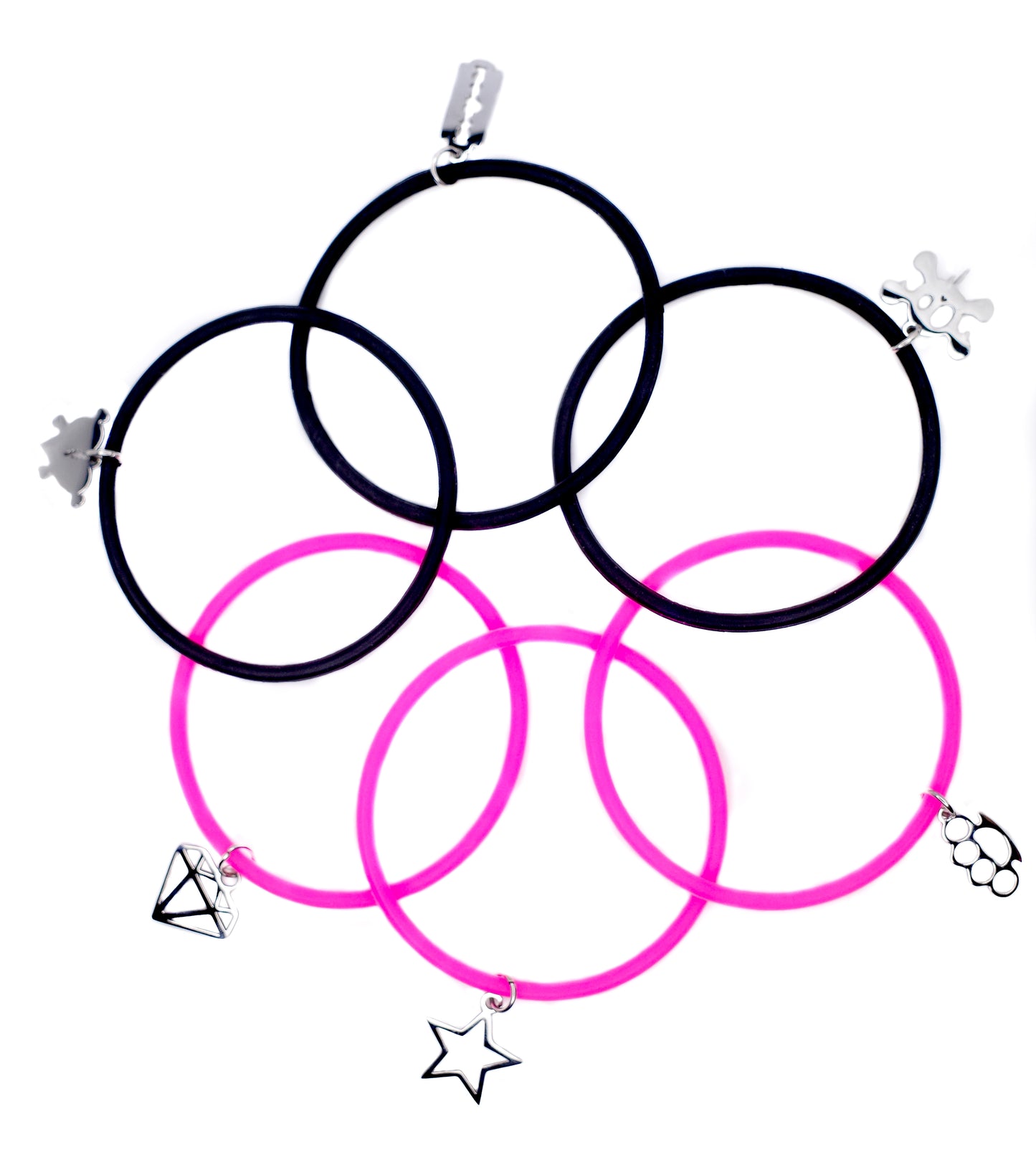 Jelly Charm Bracelet ( 6 pack )