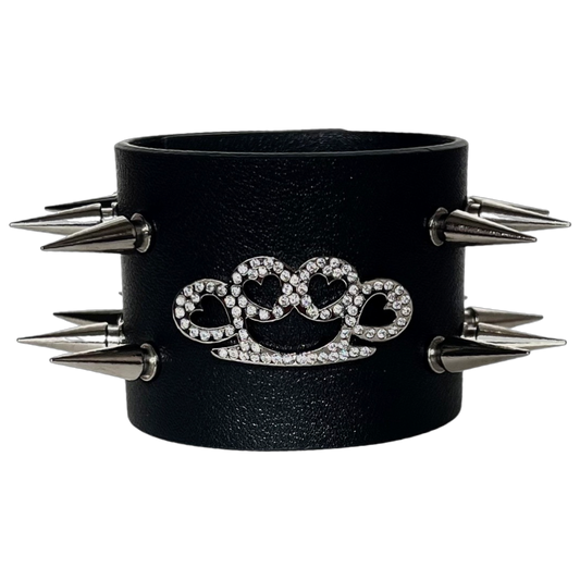 Princess Spiked Cuff Bracelet - Shop Berthaux