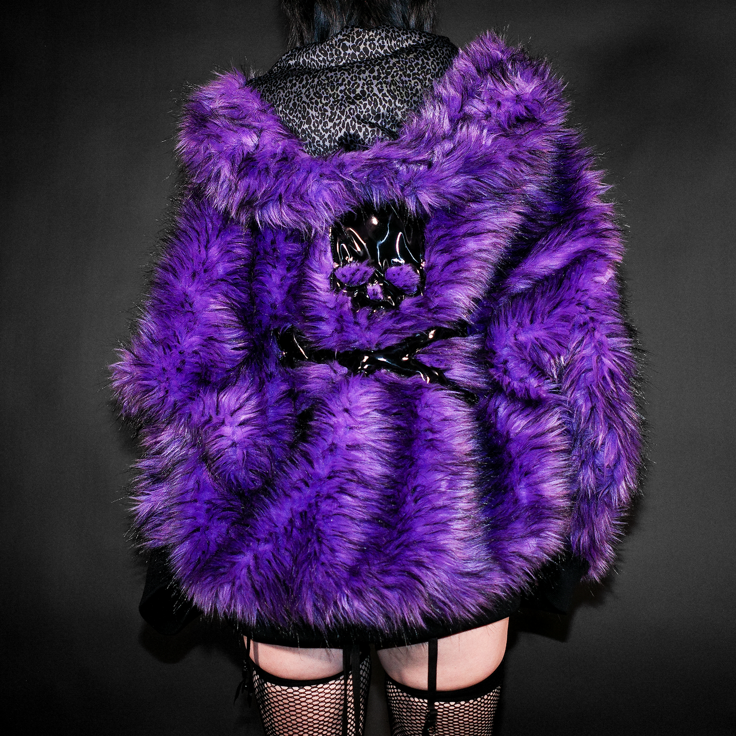 Saccharine Faux Fur Hoodie