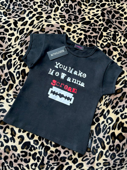 Scream Baby Tee - Shop Berthaux